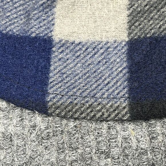 VTG Open Trails Shacket Men XL Blue Plaid Flannel Shirt‎ Jacket Long Sleeve Work - Picture 14 of 14